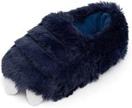 🏠 comfortable and cozy: simple joys carters fuzzy slipper boys' shoes - the perfect slippers! logo