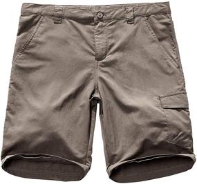 img 2 attached to Outdoor Convertible Camping Trousers Khaki XS