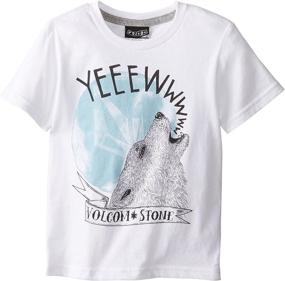 img 2 attached to Volcom Little Boys' Wolk Short-Sleeve Tee