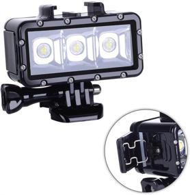 img 1 attached to 🌊 Suptig High Power Dimmable Waterproof LED Video Diving Light - Fill Night Light for Underwater Diving, Waterproof up to 147ft (45m) - Compatible with GoPro Hero 6/5/5S/4/4S/3+, SJCAM SJ4000/SJ5000, YI Action