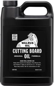 img 2 attached to WALRUS OIL - 1 Gallon Jug of Premium Cutting Board & Butcher Block Oil