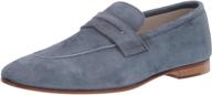 👞 classy denim men's penny loafer shoes for effortless style and comfort logo