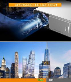 img 2 attached to 🌟 Mega Brightness & Portability: Mcwell Mini Projector for Ultimate Home Theater Entertainment!