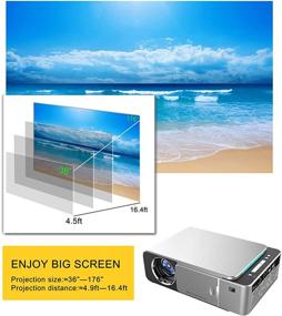 img 3 attached to 🌟 Mega Brightness & Portability: Mcwell Mini Projector for Ultimate Home Theater Entertainment!
