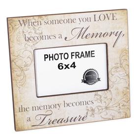 img 1 attached to 🖼️ Cherished Memories Forever: Bereavement 4 x 6 Picture Frame Plaque for Someone We Love