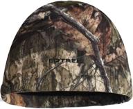 🧢 edtrek waterproof & windproof camo beanie - enhance your hunting with timber and blaze orange camouflage logo