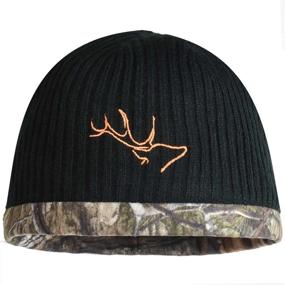 img 3 attached to 🧢 EDTREK Waterproof & Windproof Camo Beanie - Enhance Your Hunting with Timber and Blaze Orange Camouflage