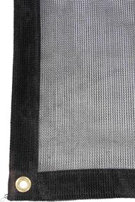 img 1 attached to 🌑 8x10 Black 70% Shade Mesh Tarps with Grommets - ROLL-Off, Improved SEO