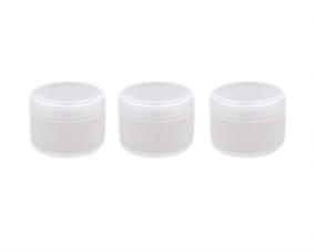 img 1 attached to 💄 Reusable Plastic Cosmetic Container for Refilling Make Up