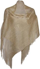 img 4 attached to Vijiv Women's Vintage Gatsby 1920s Shawl Wrap for Bridal, Prom, Wedding, Party, Evening Dresses