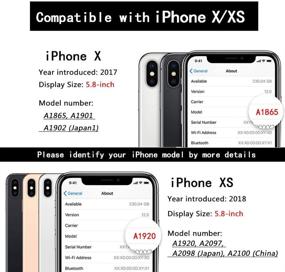 img 3 attached to 📱 LAMEEKU Кошелек Чехол для iPhone XS и iPhone X (5 дюймов)