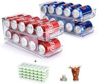 🗂️ 2-tier can organizer (2 pack) with bonus ice cube trays logo