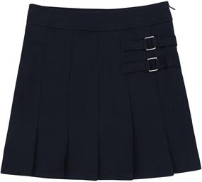 img 4 attached to 👗 Elastic Pleated Schoolwear Girls' Clothing and Skirts & Skorts: YiZYiF Enhancing Uniform Collection