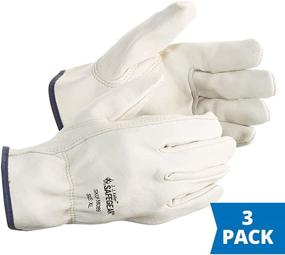 img 3 attached to SAFEGEAR Cowhide Leather Gloves Keystone: Premium Quality and Maximum Protection