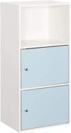 🕊️ white/sea foam xtra storage 2 door cabinet by convenience concepts logo