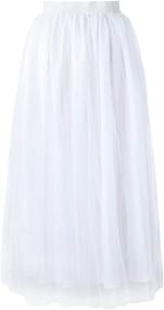 img 2 attached to Stunning Tulle Layered 👰 Wedding Gown: Exquisite Women's Clothing