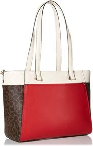 img 1 attached to 👜 Modern Style and Functionality: Calvin Klein Camille Organizational Shoulder Bags for Women