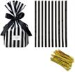 black stripe cellophane cookie plastic logo