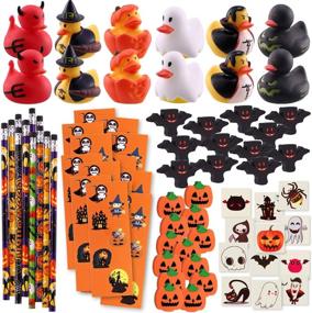 img 4 attached to Aobuy Halloween Glitter Tattoos: Be Dazzled with our Assortment of Spooky Designs!
