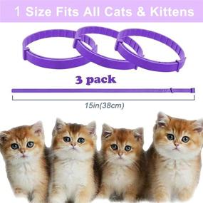 img 2 attached to 🐱 Wustentre Cat Calming Collars 3 Pack, Pheromone Calming Collar for Cats, Natural, Adjustable, Waterproof - Relieve Cat Anxiety Collar, Kitten Pheromone Collars for 60 Days Safe Use - Improved SEO