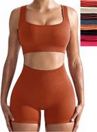 👯 2 piece workout sets for women: cute and stylish yoga workout outfit логотип