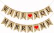 burlap valentines wedding decorations 5 1x7 1inch logo