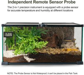 img 3 attached to 🌡️ 4Pack Mini Digital Hygrometer Thermometer: Accurate Temperature and Humidity monitoring for Various Settings - Incubators, Reptiles, Plants, Terrariums, Cigars, Guitars, Greenhouses, Babyrooms (℉)