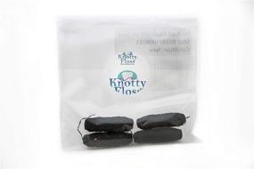 img 2 attached to 🌿 Environmentally Friendly Vegan Knotty Floss Refills - Bamboo Activated Charcoal with Grapefruit Seed Extract - 4 Refill Packs