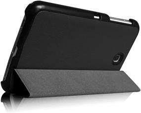 img 2 attached to 📱 Fintie Slim Shell Case for Samsung Galaxy Tab 3 7.0 - Ultimate Lightweight Protective Stand Cover (Black): Complete Review and Buying Guide