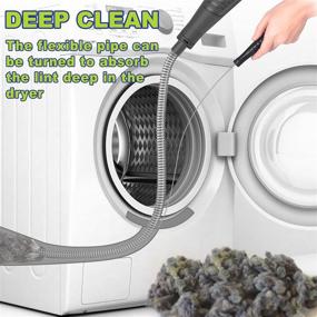 img 2 attached to 🧹 Sealegend V2 Dryer Vent Cleaner Kit: Ultimate Solution with Vacuum Hose, Brush, Lint Remover, Power Washer & Guide Wire - Effortless Cleaning!
