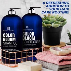 img 3 attached to 🌈 BOTANIC HEARTH Color-Safe Shampoo and Conditioner for Color Treated Hair - Enriched with a Special Blend of Conditioning & Color Enhancing Ingredients - Suitable for Men and Women - 16 fl oz each