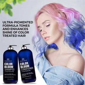 img 1 attached to 🌈 BOTANIC HEARTH Color-Safe Shampoo and Conditioner for Color Treated Hair - Enriched with a Special Blend of Conditioning & Color Enhancing Ingredients - Suitable for Men and Women - 16 fl oz each