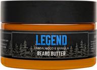 🧴 live bearded | beard butter - legend | 3 oz. | all-natural leave-in conditioner for beards | moisturize, style, condition | shea butter infused | light to medium hold | made in the usa logo