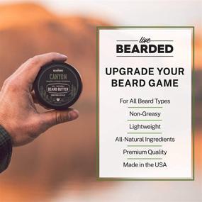 img 1 attached to 🧴 Live Bearded | Beard Butter - Legend | 3 oz. | All-Natural Leave-in Conditioner for Beards | Moisturize, Style, Condition | Shea Butter Infused | Light to Medium Hold | Made in the USA