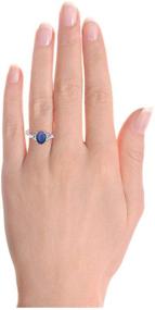 img 3 attached to Stylish Sterling Silver RYLOS Rings for Women with a Classic Touch