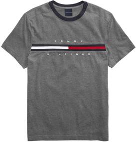 img 4 attached to Tommy Hilfiger Adaptive Signature T-Shirt: Stylish Men's Clothing in T-Shirts & Tanks