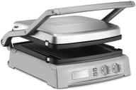 🔥 cuisinart gr-150p1 gr-150 griddler deluxe: the ultimate brushed stainless grilling appliance logo