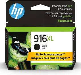 img 4 attached to High-yield HP 916XL Black Ink Cartridge for HP OfficeJet 8020 & Pro 8030 Series, Instant Ink Eligible - 3YL66AN