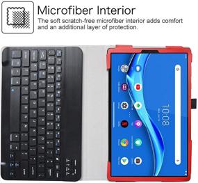img 2 attached to LiuShan Compatible With Tab M10 Plus/Smart Tab M10 Plus Wireless Keyboard Case