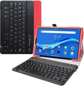 img 4 attached to LiuShan Compatible With Tab M10 Plus/Smart Tab M10 Plus Wireless Keyboard Case