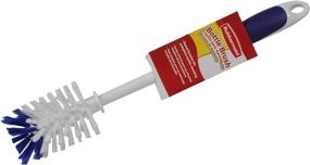 img 1 attached to Rubbermaid Comfort Grip Bottle Brush - White, 1 Pack - Cleaning Brush for Water Bottles, Baby Bottles, Jars, Glasses, Pots, Pans, and Dishes
