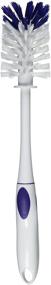img 3 attached to Rubbermaid Comfort Grip Bottle Brush - White, 1 Pack - Cleaning Brush for Water Bottles, Baby Bottles, Jars, Glasses, Pots, Pans, and Dishes