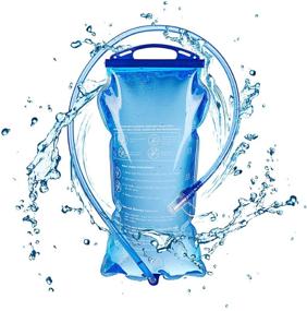 img 4 attached to 💦 TRIWONDER Hydration Bladder Water Reservoir: BPA-Free for Cycling, Hiking, Camping Backpacks - 1.5-2-3L