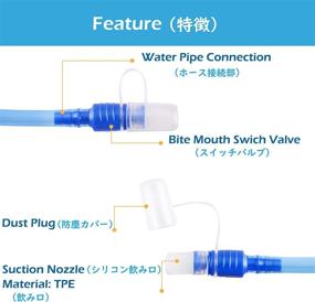 img 2 attached to 💦 TRIWONDER Hydration Bladder Water Reservoir: BPA-Free for Cycling, Hiking, Camping Backpacks - 1.5-2-3L