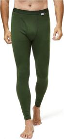 img 4 attached to Eizniz Naturwool Thermal Underwear Leggings Sports & Fitness and Australian Rules Football