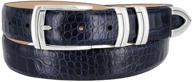 👔 italian calfskin leather designer men's belt accessories for authentic style logo