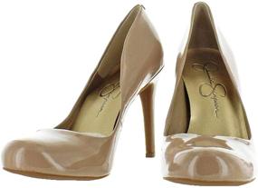 img 2 attached to Jessica Simpson Womens Calie Patent Women's Shoes