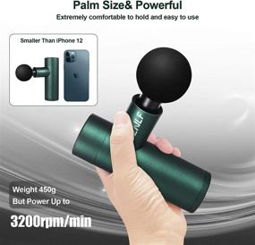 img 3 attached to 💪 Pocket-Sized Mini Massage Gun: Powerful Muscle Percussion for Deep Tissue Relief - Perfect for Post-Workout Recovery at Home and Gym