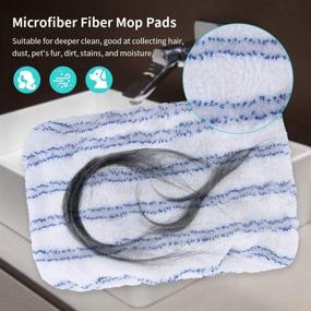 img 1 attached to 🧹 KEEPOW Microfiber Mop Refill Pads for MR.SIGA &amp; O-Cedar Mop - 15 x 8 Inches (3 Pack)