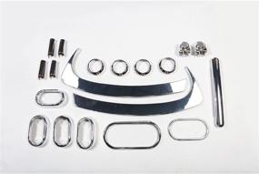 img 1 attached to 🔩 Rugged Ridge 11156.98 Interior Trim Accent Kit in Chrome